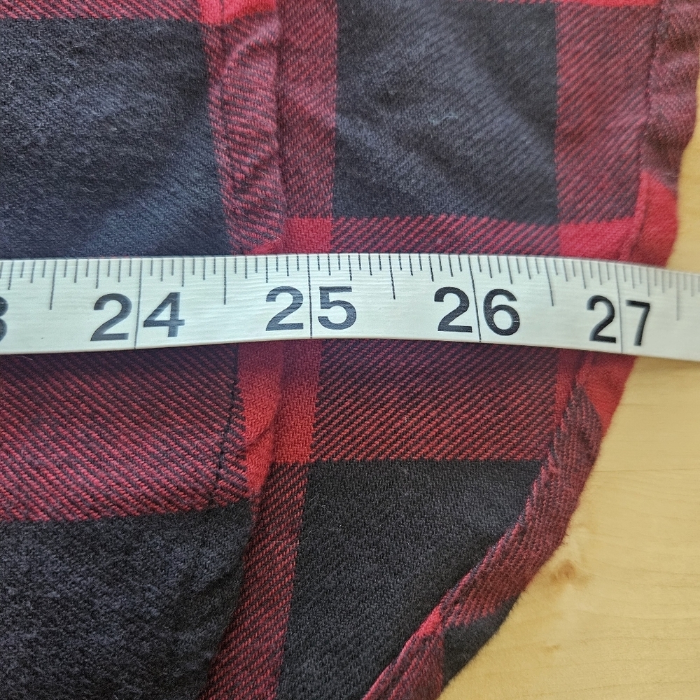Pact Women's Fireside Flannel Buffalo Plaid Black Red Organic Cotton - Picture 8 of 14
